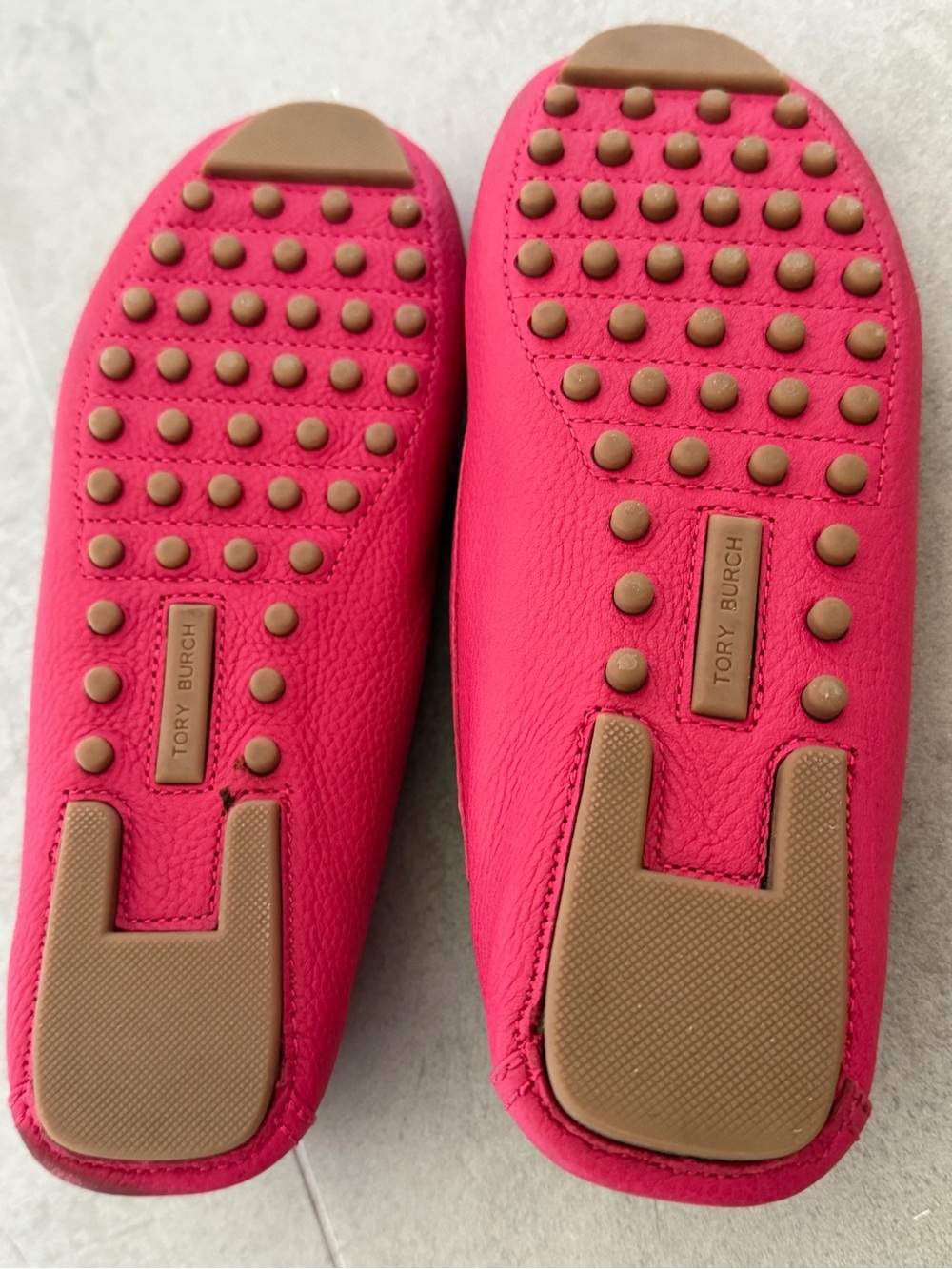 Tory Burch Women's Pink Leather loafers, Moccasins - Picture 4 of 6